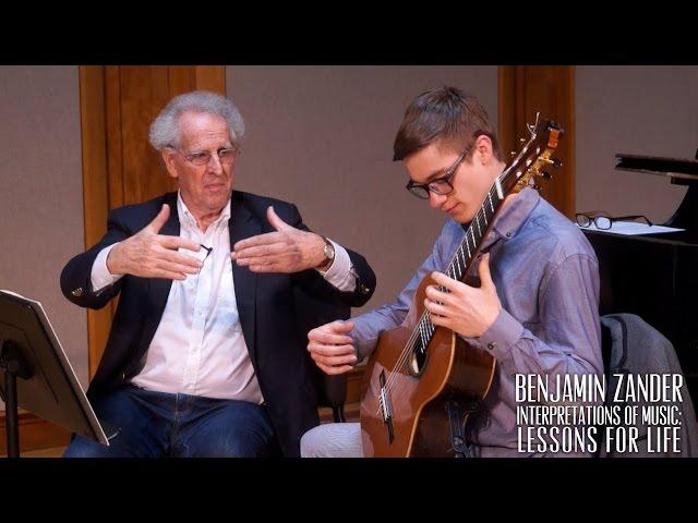 Bach: Prelude, Fugue and Allegro - 1st movement (Benjamin Zander - Interpretation Class)