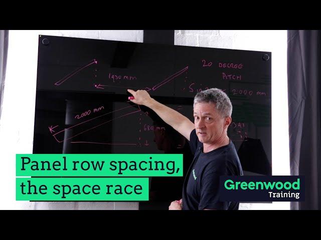 Panel Row Spacing, The Space Race