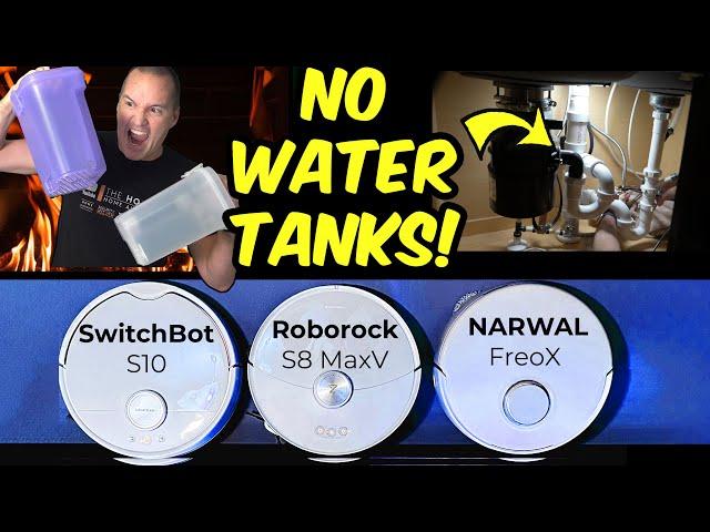 Best Auto Refill Mopping Robot? Switchbot S10 v. Roborock S8 MaxV v. Narwal FreoX