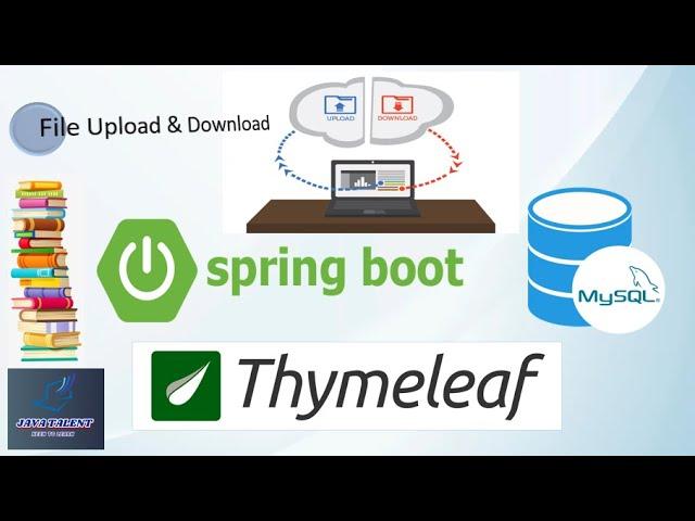 Spring Boot file upload and download with database | Spring Data JPA | MySQL | Thymeleaf|Java Talent