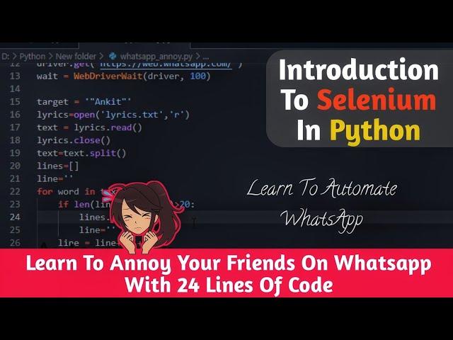 WhatsApp Automation With Selenium Python