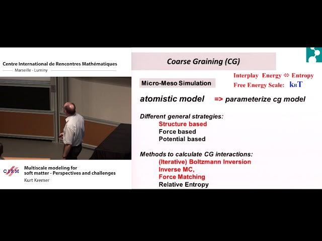 Kurt Kremer: Multiscale modeling for soft matter - Perspectives and challenges