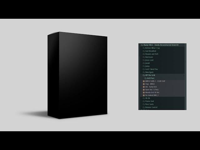 FREE Kanye West Drum Kit 2021   Kanye West   Donda Deconstructed Drum Kit