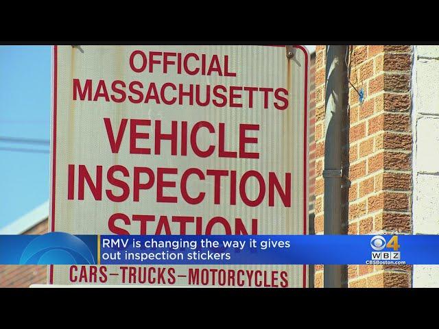 Massachusetts RMV making inspection sticker changes
