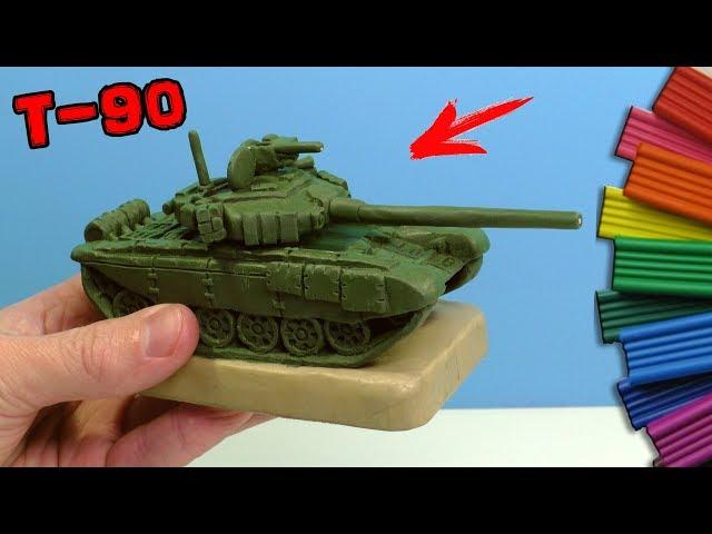 MAKING TANK T-90 from the game War Tunder