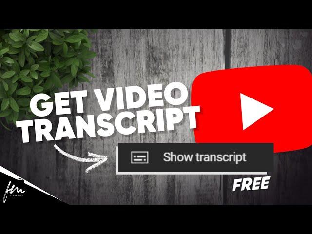 How to get Transcript of Any YouTube Video - YouTube Videos to Text