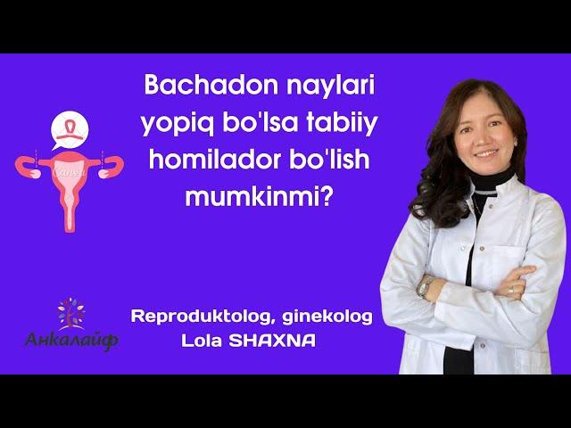 Bachadon naylari yopiq, tabiiy homilador bo'lish mumkinmi? Reproduktolog Lola Shaxna javob beradi