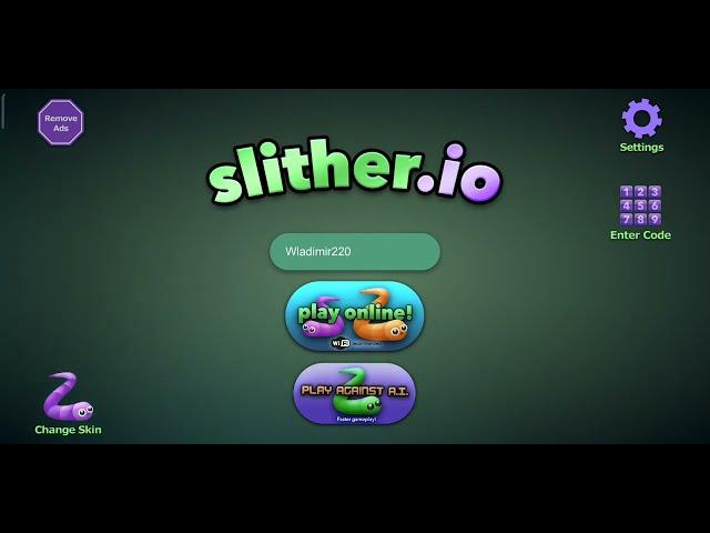 Как стать большим червяком в игре Slither.io