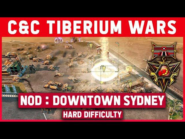 C&C 3 Tiberium Wars - Nod Mission 12 - Downtown Sydney Speedrun [Hard / Patch 1.09] 1080p