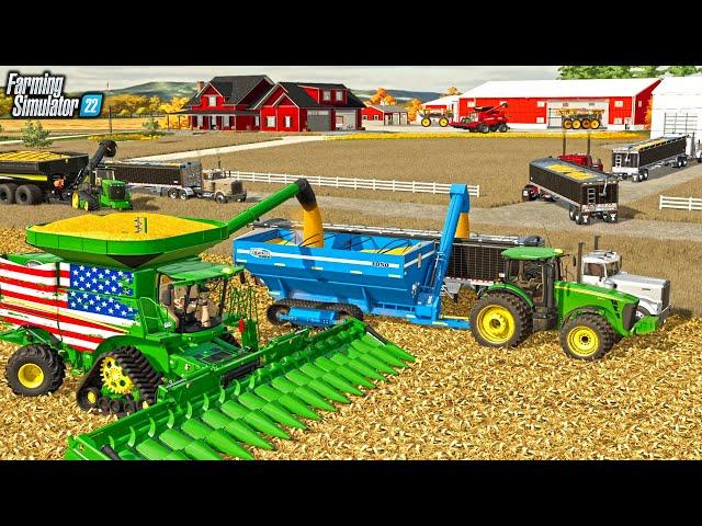 BIG TIME FARMER CORN HARVEST! ($1,000,000 HARVEST PER DAY!)