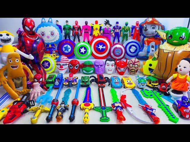 Marvel's Spider-Man series Unboxing, Spider-Man action dolls, glowing Spider-Man electric toy gun