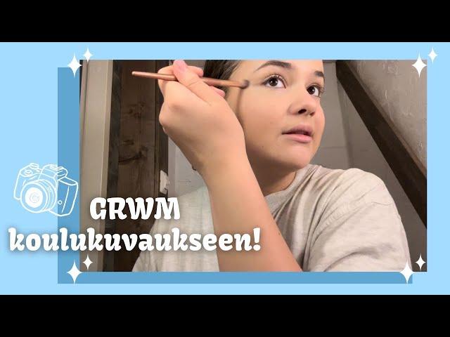 GRWM valmistudun koulukuvaukseen (kaoottisin video ikinä?)