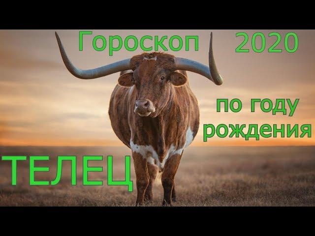 Гороскоп ТЕЛЕЦ по году рождения на 2020 год