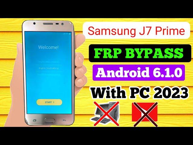 Samsung J7 Prime FRP Bypass 2023 | FRP J7 Prime | G610F FRP Bypass | FRP Bypass Samsung Without Pc