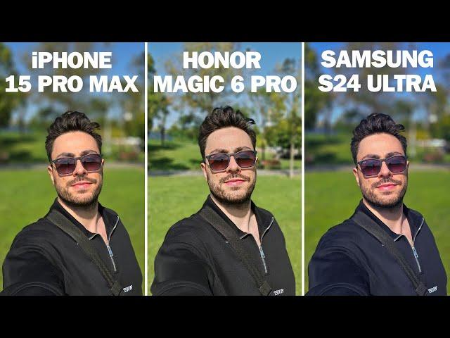 EN İYİ KAMERA?? iPhone 15 Pro Max / Honor Magic 6 PRO / Samsung S24 Ultra Kamera Karşılaştırması!