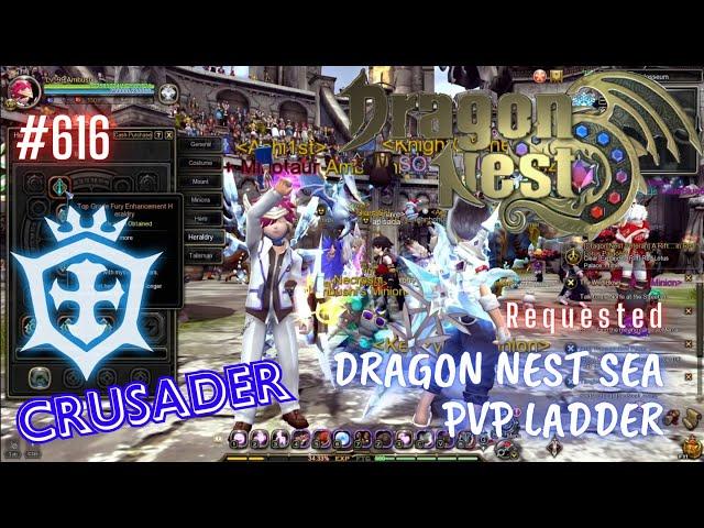 #616 Crusader With Skill Build Preview ~ Dragon Nest SEA PVP Ladder -Requested-