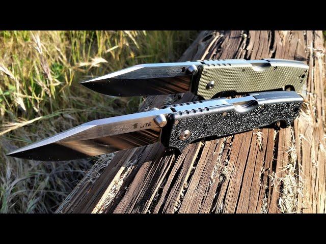 Cold Steel SR1 Lite And SR1 G10 Knife Video: Slight Problem With The Lite!!