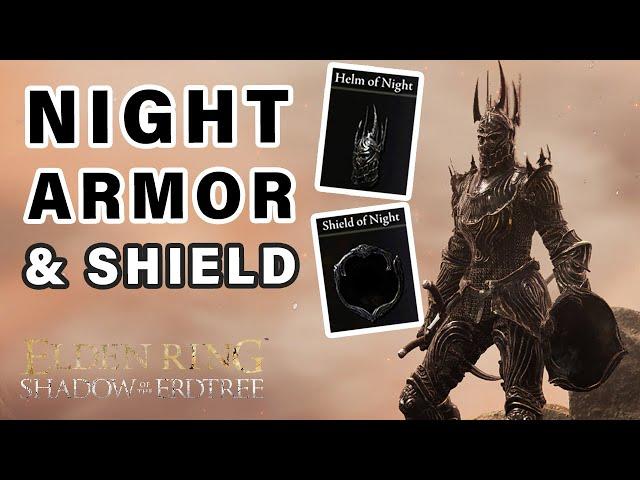 How to get the NIGHT Armor Set and Shield ► Elden Ring DLC