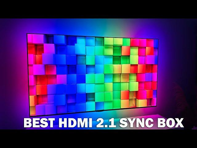 The HDMI 2.1 Sync Box that DESTROYED Govee and PHILIPS HUE Sync Box! | Fancyleds Sync Box Review