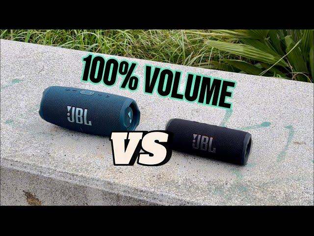 JBL CHARGE 5 vs JBL FLIP 6!!! 100%VOLUME️