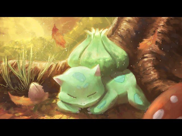 POKEMON • Relaxing Music with Rain Sounds  #tenpers