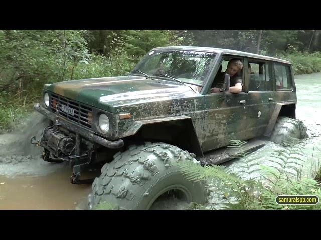 Вездеход Самурай с командой OFFROADSPB