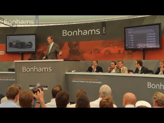 Bonhams sells Ex-Juan Manuel Fangio Mercedes-Benz W196 for £19.6 million