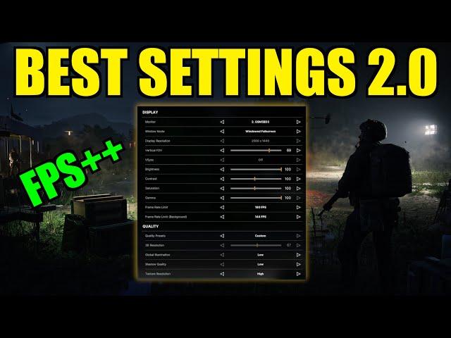 Best Settings for Gray Zone Warfare Night Ops | *BEST* FPS OPTIMIZATION