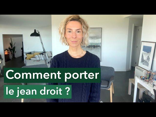 Comment porter le jean droit ?