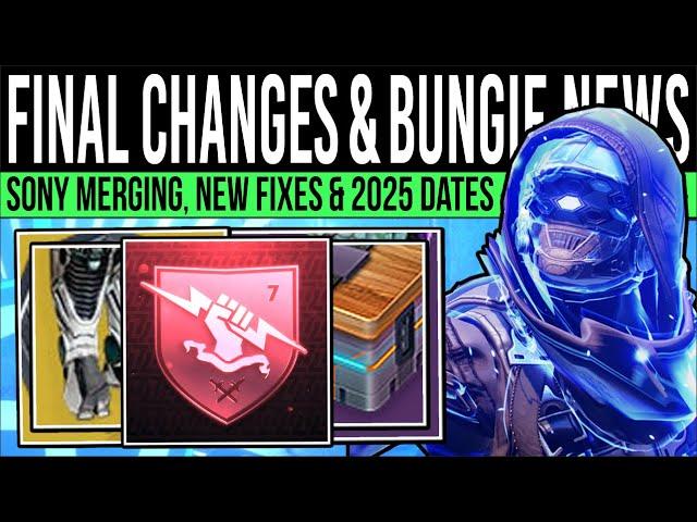 Destiny 2: BUNGIE BREAKDOWN & SONY ABSORPTION! Event Changes, 2025 Calendar, New Updates & Rewards