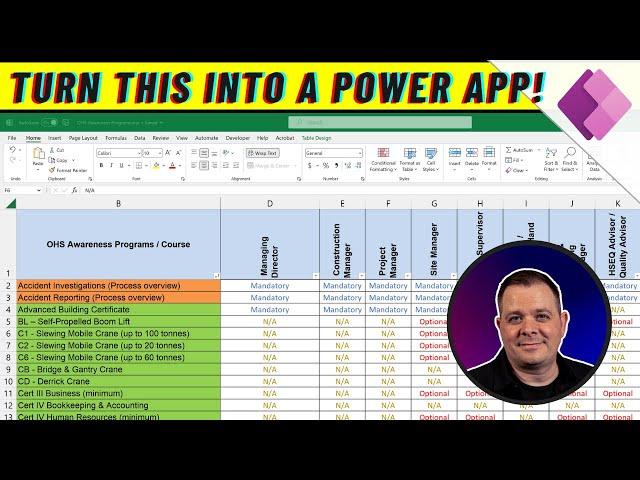 Turn a Spreadsheet into a Power Apps Easily