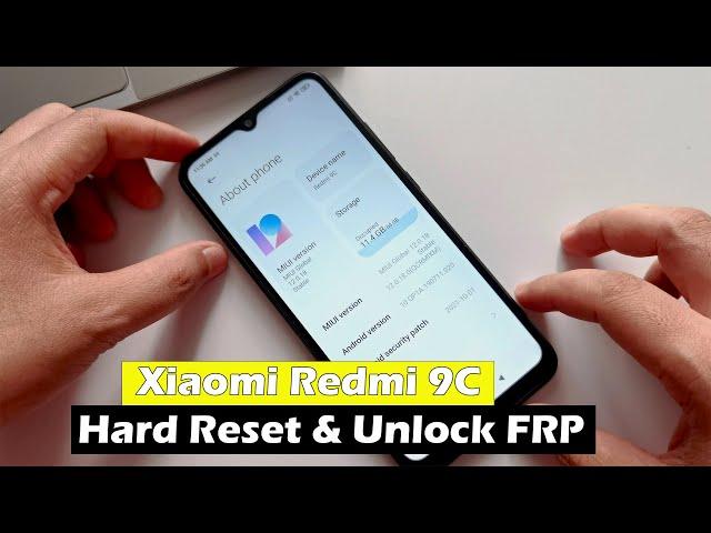 Xiaomi Redmi 9C | Hard Reset & Bypass Google Account