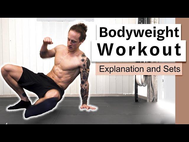 Bodyweight HOME WORKOUT EXPLAINED I No Equipment Needed