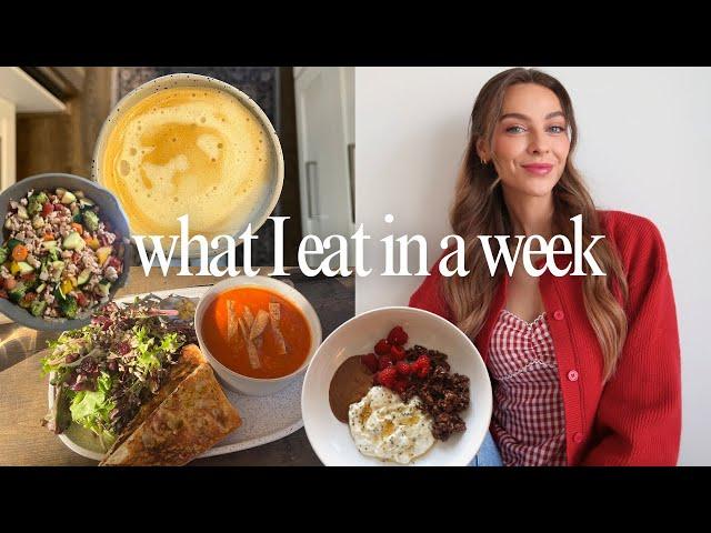 what I eat in a week - simple healthy meals + week in my life vlog