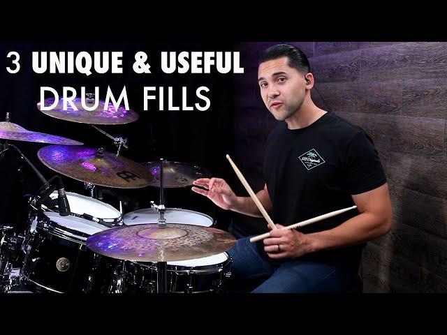 3 Epic Drum Fills That Work! "Tasteful & Musical" - Drum Lesson