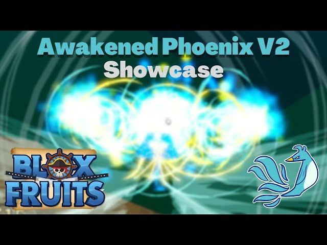 FULL Awakened Phoenix V2 Showcase + Combo | Blox Fruits