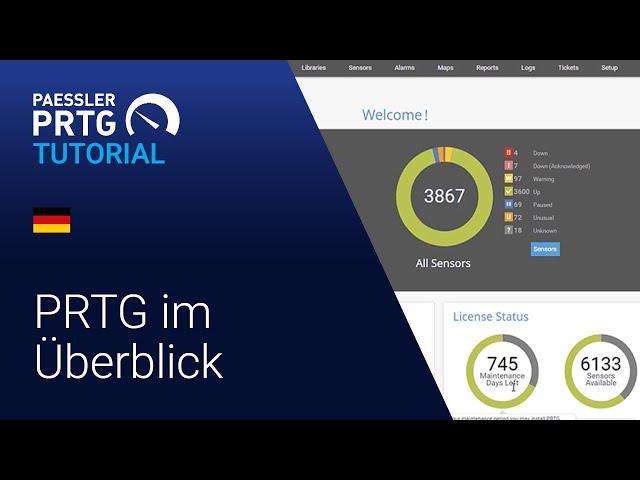 PRTG Tutorial -  Eine Übersicht zum Netzwerk Monitoring Tool