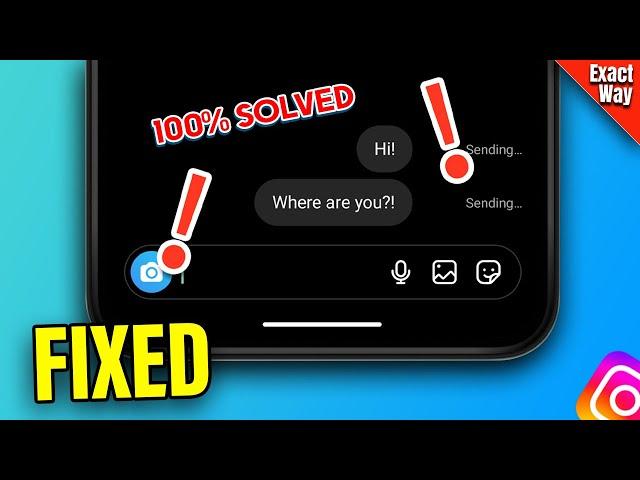 Instagram DM Not Sending Fix Instagram Failed To Send Message!