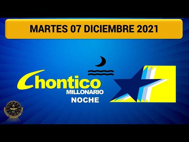 Resultado CHONTICO NOCHE del martes 07 de diciembre de 2021 