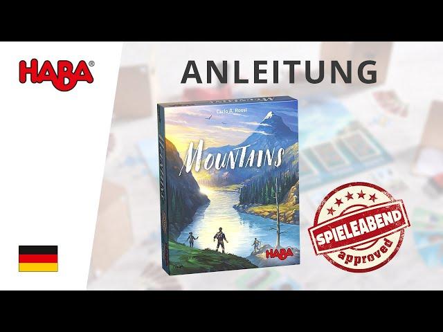 HABA Mountains (Anleitung) | Familienspiel ab 8 Jahren