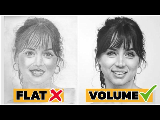 How to create VOLUME in Drawings - Fix This to make your drawings more realistic !