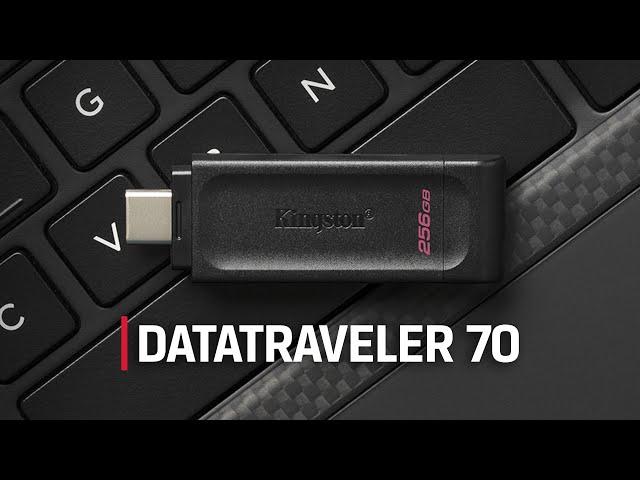 USB-C Flash Drive for tablets, phones and laptops – Kingston DataTraveler 70