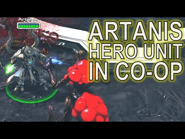 Artanis subs in for his army | Starcraft II Co-Op