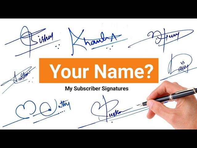 How to signature your name | How to make a signature | Stylish name | Write the name | Design | Art