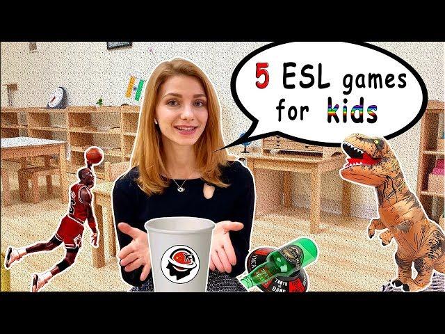 Best ESL games for kids. Лучшие игры для детей на уроке английского