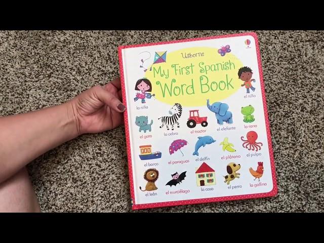 My First Spanish Word Book  Usborne Books & More