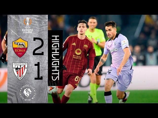 RESUMEN | AS Roma 2-1 Athletic Club | Europa League 2024-25 1/8 IDA