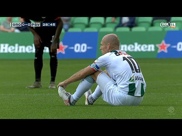 Arjen Robben's Official FC Groningen Debut vs PSV (Injury) (13/9/2020)