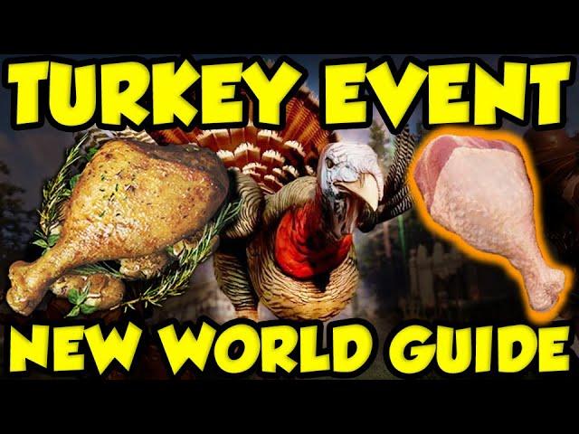 ️ NEW WORLD AETERNUM EVENT GUIDE  ️ HOW TO GET MASSIVE TURKEY LEG | TURKULON LOCATION