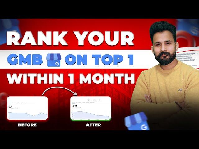 How to rank Google My Business (GMB) in 1 Month with Proof | Local SEO Tricks | GMB Tutorial